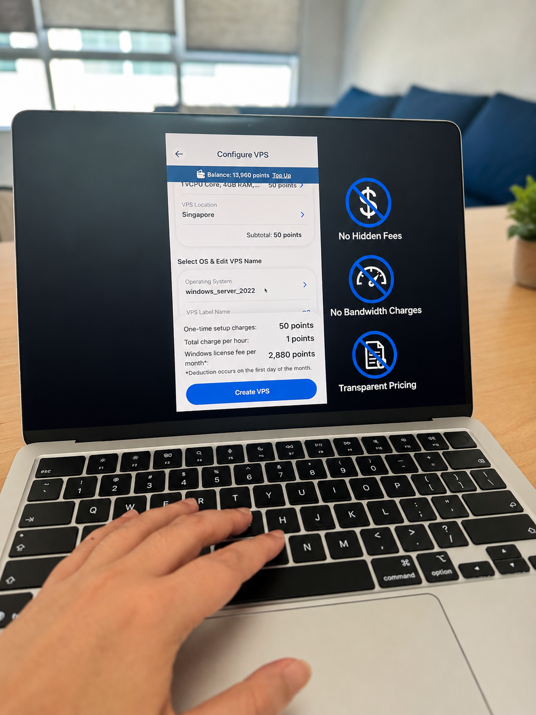 Transparent VPS Singapore Pricing: No Hidden Fees, No Bandwidth Charges